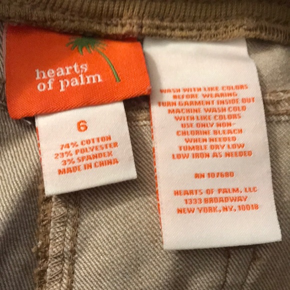 Hearts of Palm jeggings SIZE 6 - Picture 3 of 3